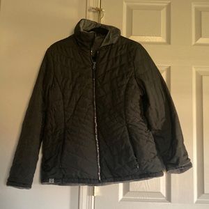 Black reversible winter jacket